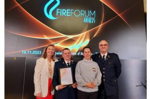 Brandweer Zone Rand wint Fireforum Award
