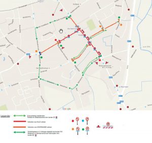 Verkeershinder centrum Essen door avondmarkt op 2 augustus