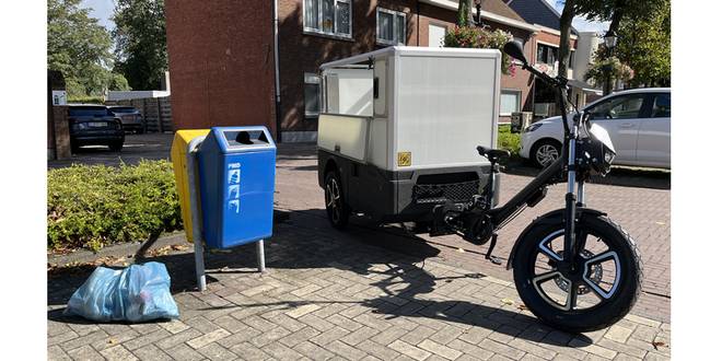 Essen zet nieuwe elektrische bakfiets in bij strijd tegen afval