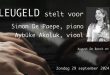 Klassiek concert 'piano ontmoet viool'