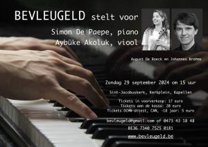 Klassiek concert 'piano ontmoet viool' 2