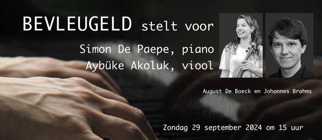 Klassiek concert 'piano ontmoet viool'