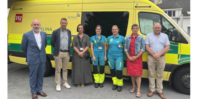 PIT ziekenwagen in Zorgpunt Grens Essen