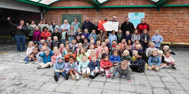 Basisschool De Linde in Kalmthout aan de start van vergroening speelplaats