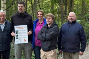 Steff Nouws, Anja Luijkx en Julius Luijkx bundelen met CD&V Essen krachten voor duurzame toekomst Woonbos