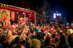 Lichtstoet en intocht van de Sint op zaterdag 16 november