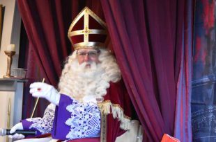 Nog even nagenieten van de aankomst van de Sint