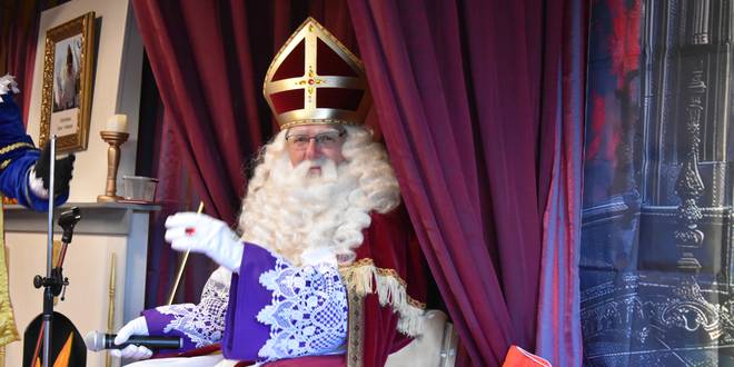 Nog even nagenieten van de aankomst van de Sint