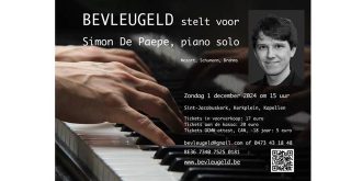 Solo pianoconcert Simon De Paepe