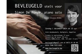 Solo pianoconcert Simon De Paepe