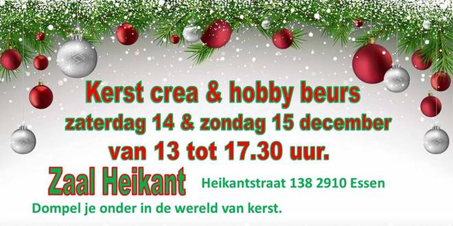 Zaal Heikant organiseert crea hobbybeurs